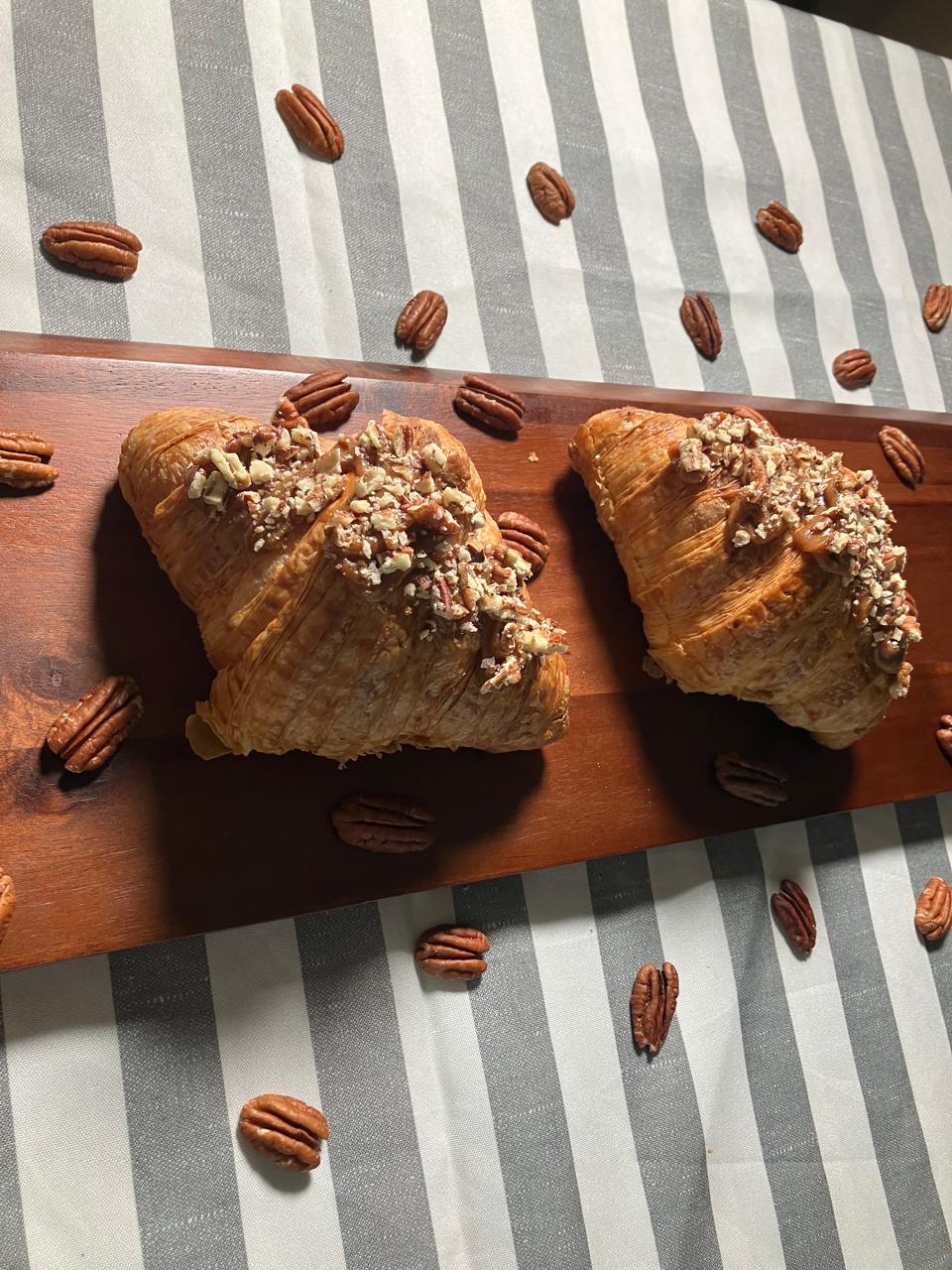 Salted Caramel & Pecan Croissant