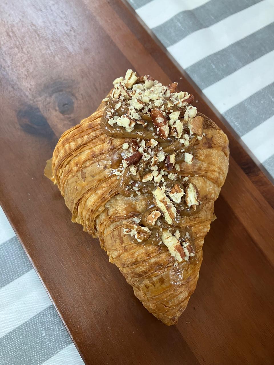 Salted Caramel & Pecan Croissant