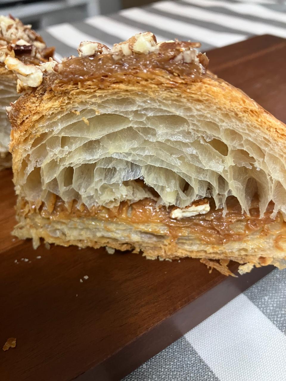 Salted Caramel & Pecan Croissant